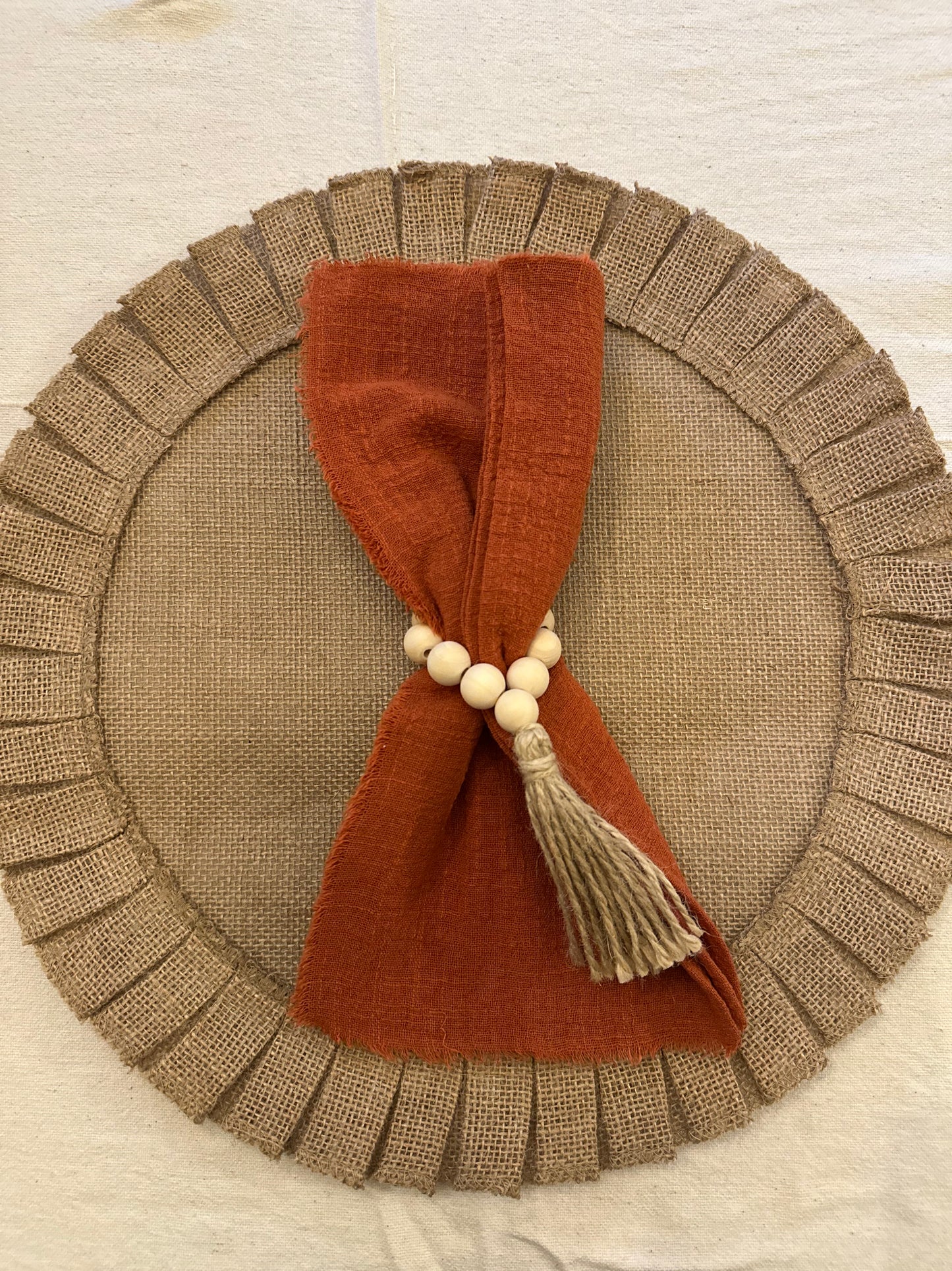 Servilletas de tela terracota