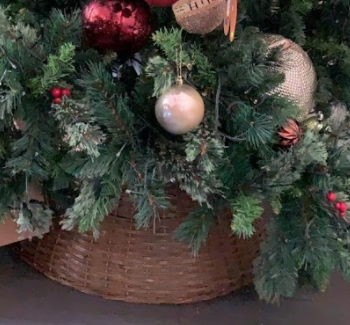 Cozy Tree Basket Estilo Cono