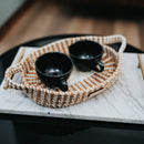 Raffia Oval Tray Set