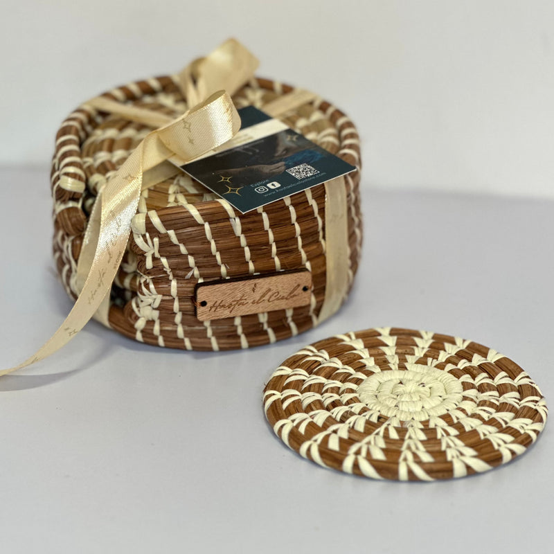 Raffia Round Coasters