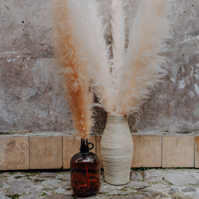 Natural Fiber Vase