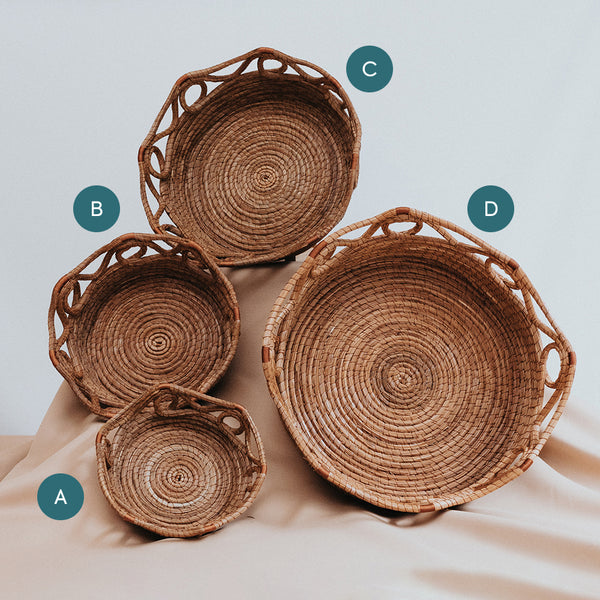 Natural Waves Basket Set