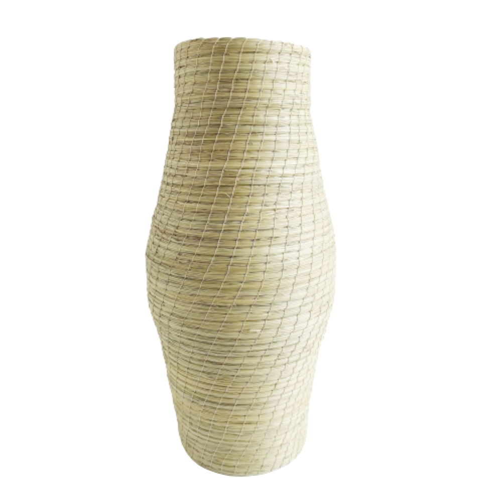 Natural Fiber Vase