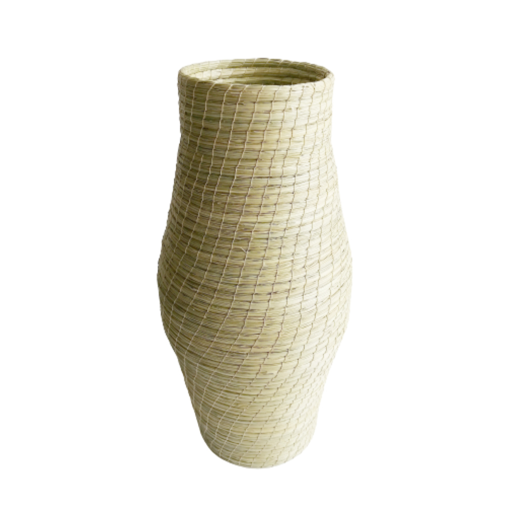 Natural Fiber Vase