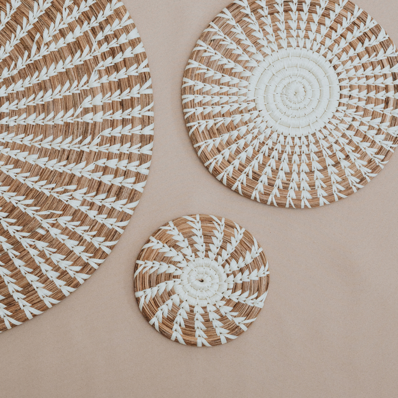 Raffia Round Coasters