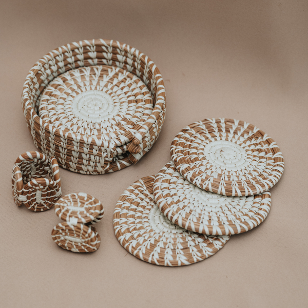 Raffia Round Coasters