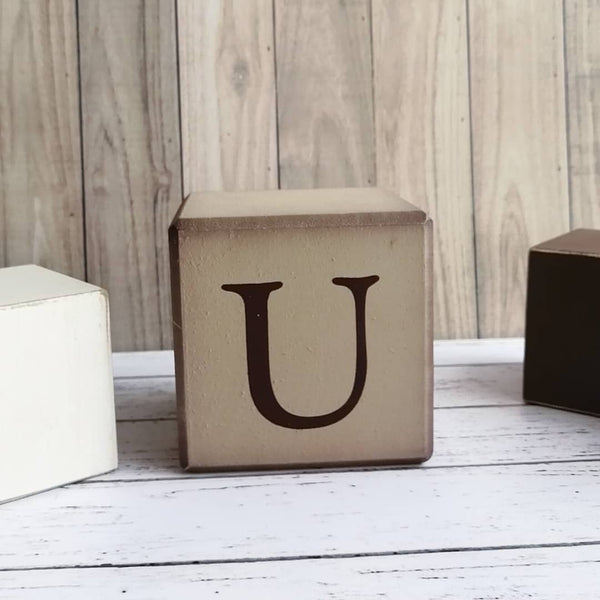 Cube Letter U