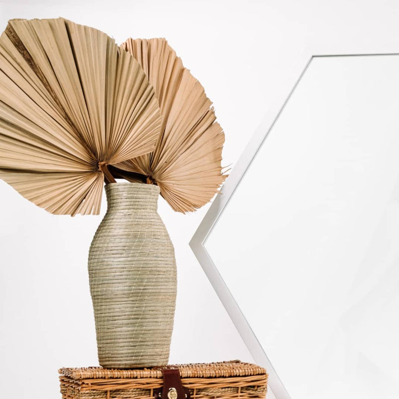Natural Fiber Vase