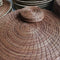 Low Natural Pine Plates