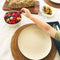 Low Natural Pine Plates